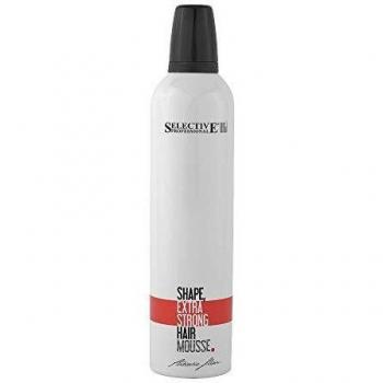 Selective Profesional Mousse Espuma Extra Fuerte 400 ml - Mousse para el cabello, fijación extra fuerte, volumen duradero, textura ligera, fácil de peinar