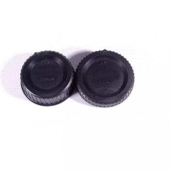 10 Pares de Tapas para Cuerpo de Cámara + Tapas Traseras de Lente para Cámaras Nikon F-mount SLR/DSLR con Número de Seguimiento