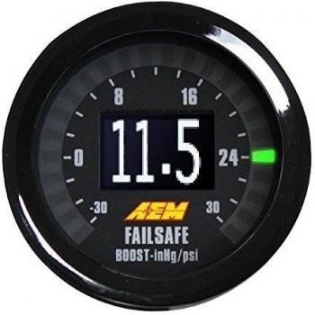 AEM 30 - 4900 Wideband failsafe Gauge, Negro
