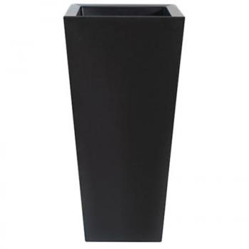 Maceta Wellhome Civic 40x80cm - Polietileno - Antracita - 35L