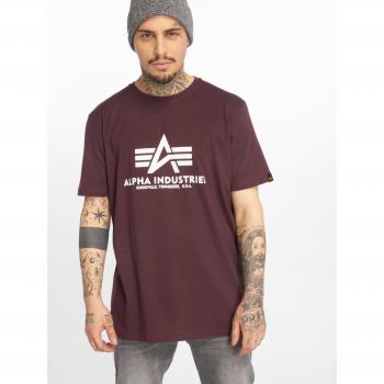 Camiseta Básica ALPHA INDUSTRIES para Hombre en Granate