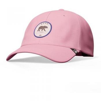 Gorra Bear Pink/Blue de Hanukeii, características: diseño exclusivo con estampado de oso, disponible en colores rosa y azul, ajuste regulable, material ligero y transpirable, ideal para uso diario y actividades al aire libre