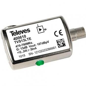 Televes - Amplificador linea uhf 1e/1s enchufable