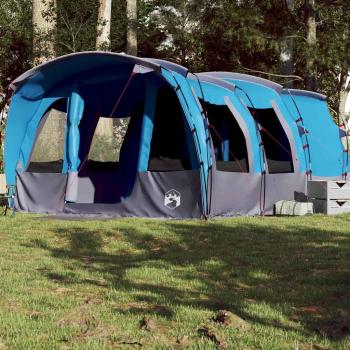 8-Person Waterproof Blue Tunnel Family Tent