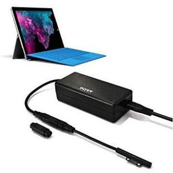 Cargador Universal de 60W para Microsoft Surface - Adaptador Negro EU