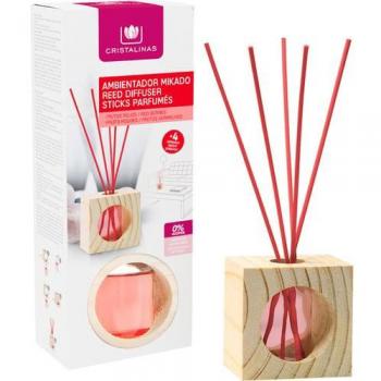 Ambientador Mikado Cubo de Madera 30ml - Cristalinas Frutos Rojos