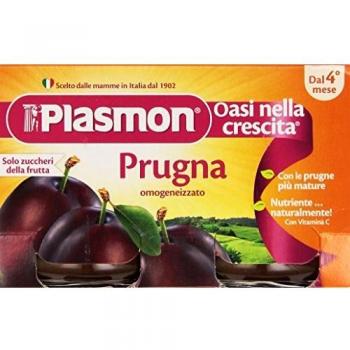 Plasmon - Oasi nella crescita, Prugna, omogeneizzato, dal 4 mese - 208 g
