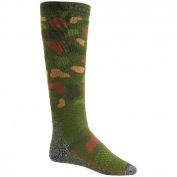 Burton Performance Midweight Snowboard Calcetines, otoño/Invierno, Hombre, Color Forest Duck, tamaño Medium