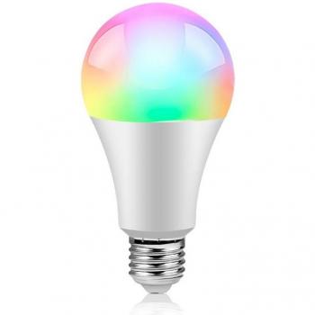 Bombilla LED inteligente 15W con control por voz Siri, Alexa y Google Assistant, WIFI, 110V/220V para hogar inteligente
