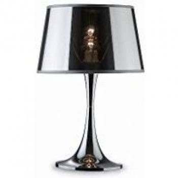 Lámpara de mesa London Cromo con base cromada y pantalla ajustable
