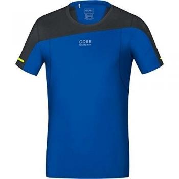 Gore Running Wear Fusion - Camiseta para hombre, color azul / negro, talla XL