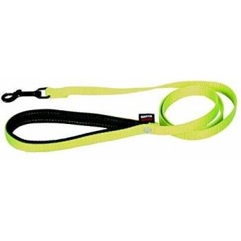 Correa de Nylon Confort para Perros - 2,5 cm x 120 cm - Verde Limón
