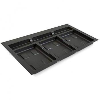 Emuca Basura para cajón, Recortable para Cubos de Reciclaje, Base módulo 80cm