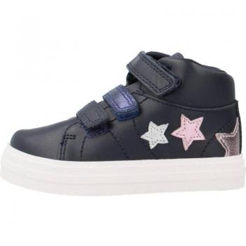 Zapatillas Niña Clarks Nova Fun T Azul con cierre de velcro, plantilla acolchada, suela antideslizante y diseño ligero