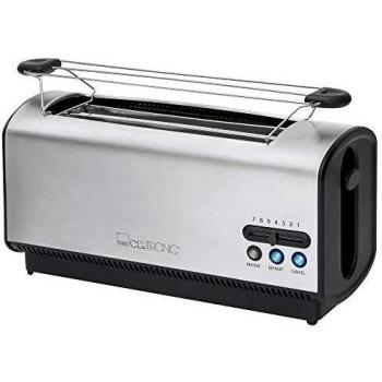 Clatronic TA 3687 - Tostadora de pan con ranura larga doble