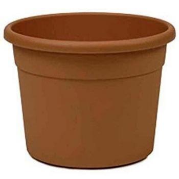 Plastiken M83039 - Maceta Redonda Terra 26 cm Terracota