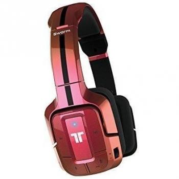 Mad Catz - Auricular Tritton Swarm Bluetooth, Color Rojo Metalizado