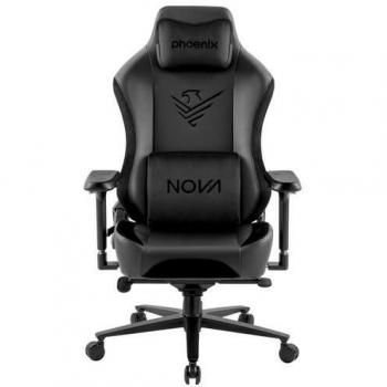 Silla Gaming de Alta Gama Phoenix Nova en Cuero Negro