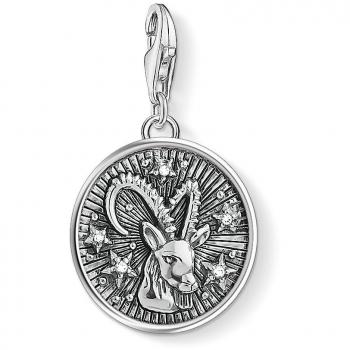 Colgante Charm Zodíaco Capricornio de Plata 925 con Circonitas