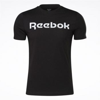 Camiseta Reebok Graphic Series Linear Logo para Hombre en color Negro