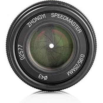 Mitakon Speedmaster 25mm f0.95 Objetivo para M43 Negro