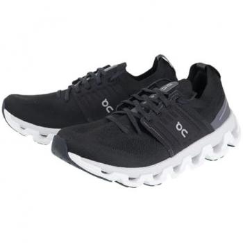 On Cloudswift 3 Men's Running Shoes - Black/White, Size 45 EU (10.5 UK, 11 US)
