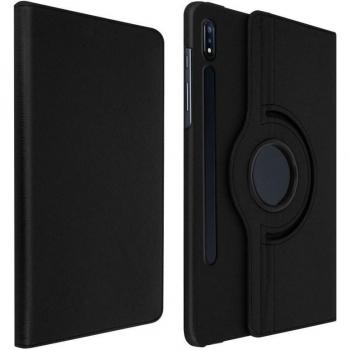 Funda Libro Avizar Soporte 360º Negra Samsung Galaxy Tab S7 Plus 12.4