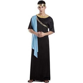 Kimokawaii - Disfraz de Senador Romano Negro Talla M/L