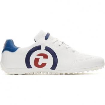 Duca Del Cosma Kingscup Golf Shoes - White EU46/UK12, Spikeless Men's Golf Shoe, Size 13 M