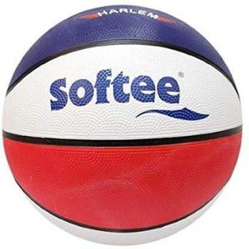 Softee Equipment Balon de Baloncesto Tricolor Harlem Talla 7, Cranberry, Extra Large
