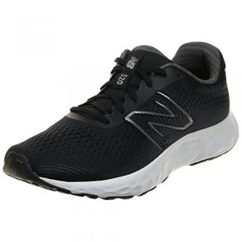 Zapatillas de Running New Balance 520v8 para Hombre, Color Negro y Blanco, Talla 42.5 EU, Modelo FTWR MENS, Diseño Neon Dragonfly
