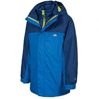 Trespass Maddox 3-In-1 Jacket, Chaqueta Infantil, Azul