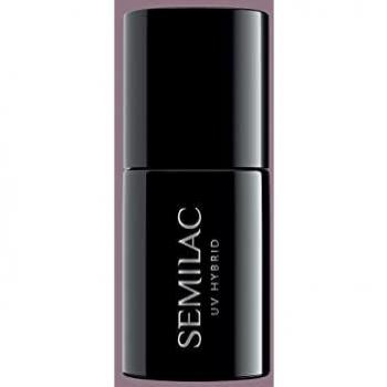Semilac UV Gel Polish 373 Moderate Burgundy Long-Lasting Semi-Permanent Nail Polish 7ml
