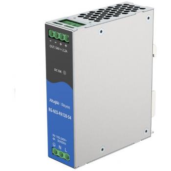 Fuente de Alimentación Industrial Ruijie Reyee RG-NIS-PA120-54, Router, Plata, Negro, Azul