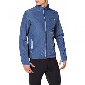 Diadora Spa Wind Chaquetas, Hombre, Azul, M