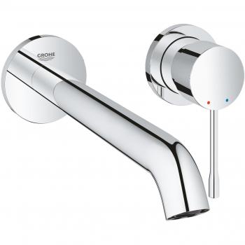 Mezclador de lavabo 2 agujeros Essence Tamaño L con bica de 230 mm, cromado