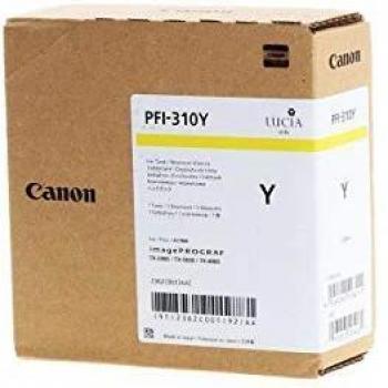 Canon PFI-310Y Original Yellow Pigment Ink Cartridge 330ml