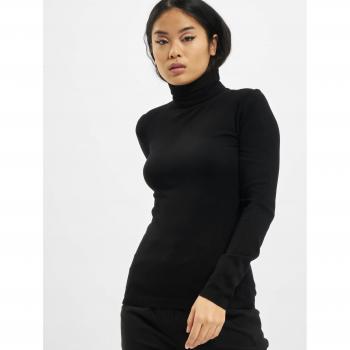 Urban Classics Women's Basic Turtleneck Sweater - Black