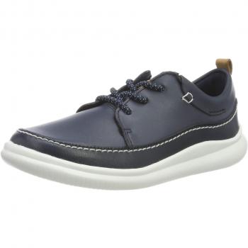 Clarks Cloud Blaze K, Zapatos de Cordones Derby para Niños, Azul