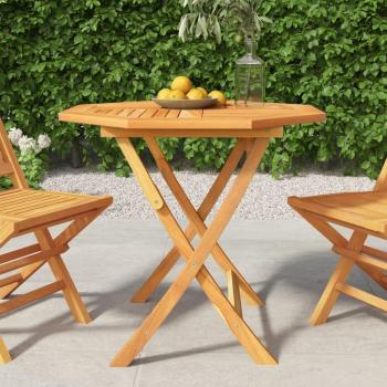 Solid Teak Wood Folding Garden Table