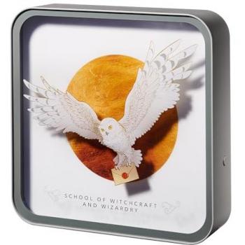 Harry Potter Hedwig Acrylic Wall and Desk Lamp - White