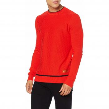 Scotch & Soda Classic Crewneck Pull In Structured Knit Camiseta sin Mangas,