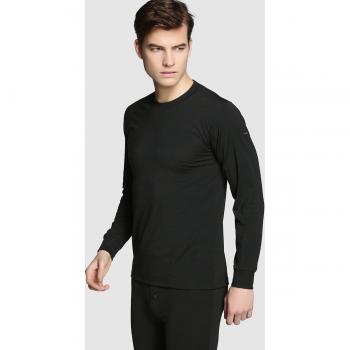 Camiseta interior de hombre Thermoimpetus negra de manga larga
