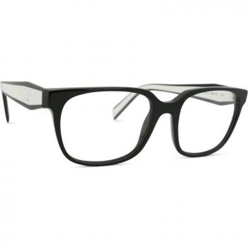 Prada Women's Eyeglasses PR 17ZV 1AB1O1 Black Size 54