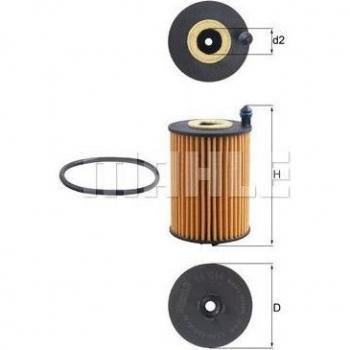 Filtro de aceite KNECHT OX 1266D