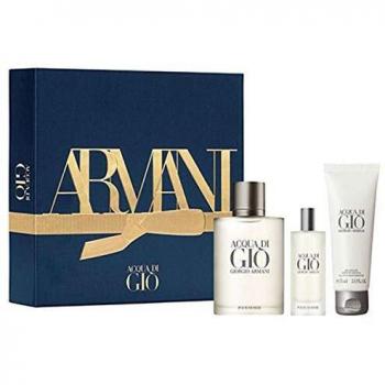 Armani acqua di gio homme eau toilette 100ml gel de ducha 75ml eau toilette 15ml
