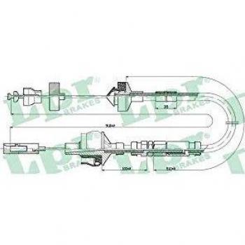 Cable de embrague LPR C0151C para PEUGEOT 206 SW y 206 3/5 puertas, con ajuste manual