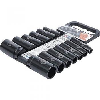 Juego de llaves de vaso de impacto BGS Technic 1/2 (12,5 mm) - 13 piezas (10-32 mm)