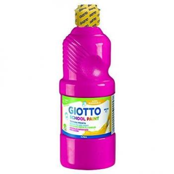 Herso Tempera Giotto MAS Lavable LIQUIDA 500 ml Botella Magenta, 0