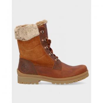 Panama Jack Tuscani B26 Mujer Botas de Montaña Cuero Marrón con Forro de Pelo Talla 41